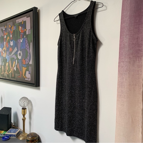 La Donna Shimmering Black sequin cocktail dress M - Picture 7 of 13